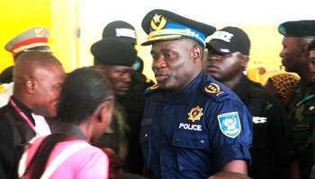 Le général John Numbi, ancien chef de la police congolaise. © AFP