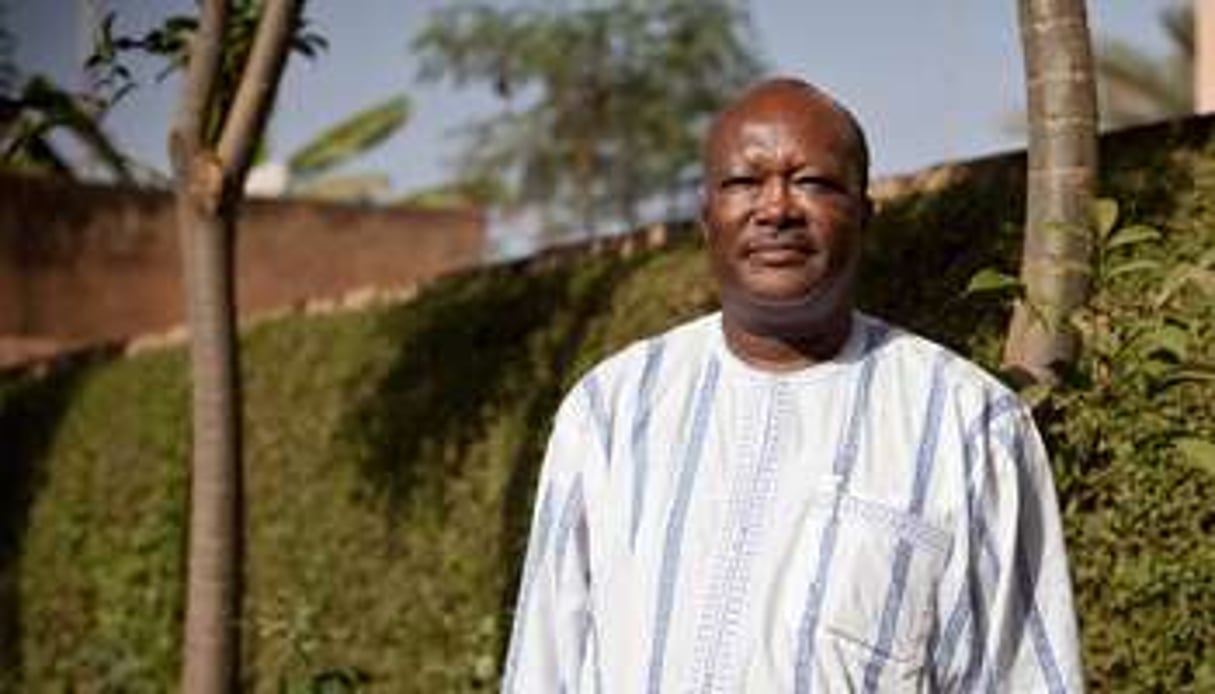 Roch Marc Christian Kaboré, à Ouagadougou, le 10 janvier 2014. © Sophie Garcia pour J.A.