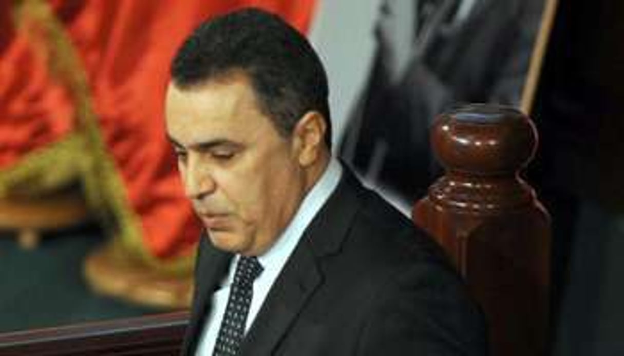 Mehdi Jomaâ présente son nouveau gouvernement à l’Assemblée constituante, le 28 janvier 2014. © AFP