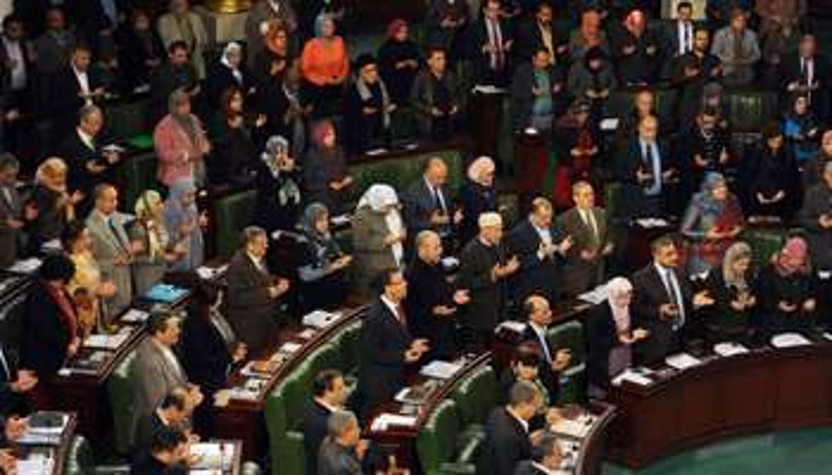 L’assemblée constituante le 23 janvier. © AFP
