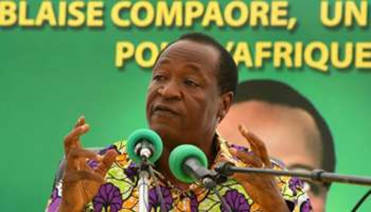 Le président burkinabè, Blaise Compaoré. © AFP
