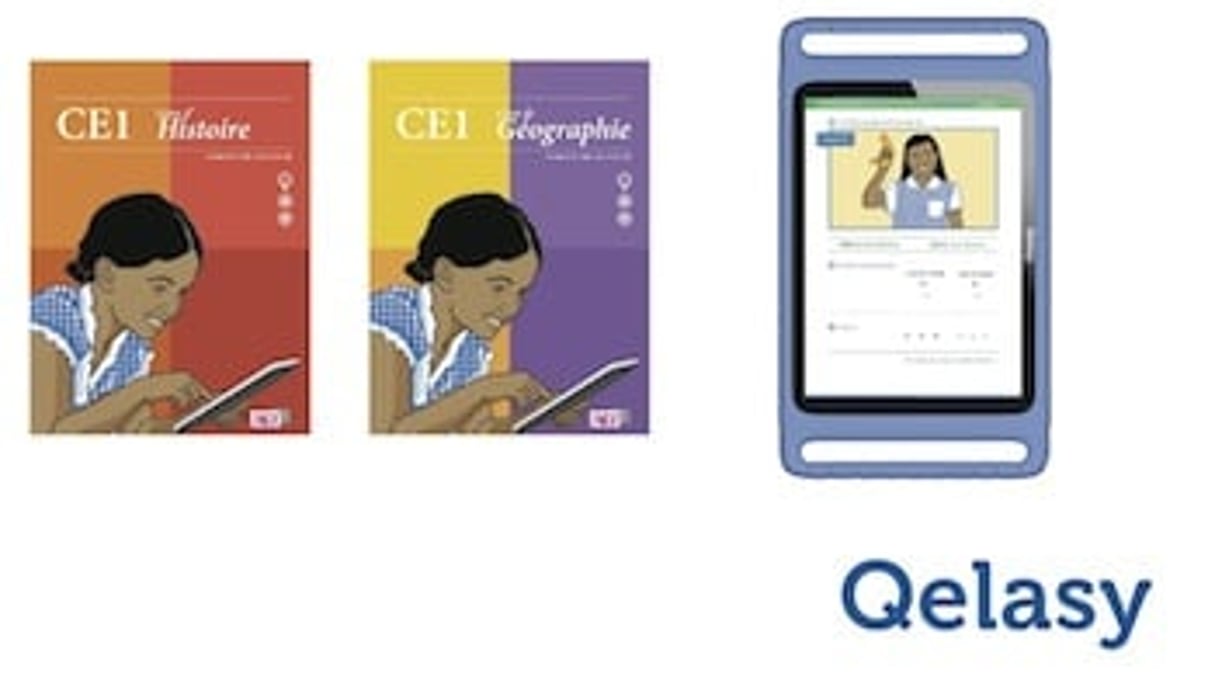 La tablette Qelasy offrira un accès aux programmes scolaires ivoiriens. © Qelasy