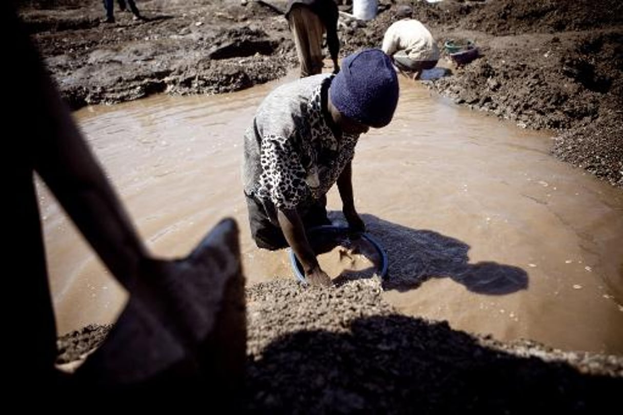RDC: les creuseurs de Kamatanda s’accrochent à « leur » mine malgré tout © AFP