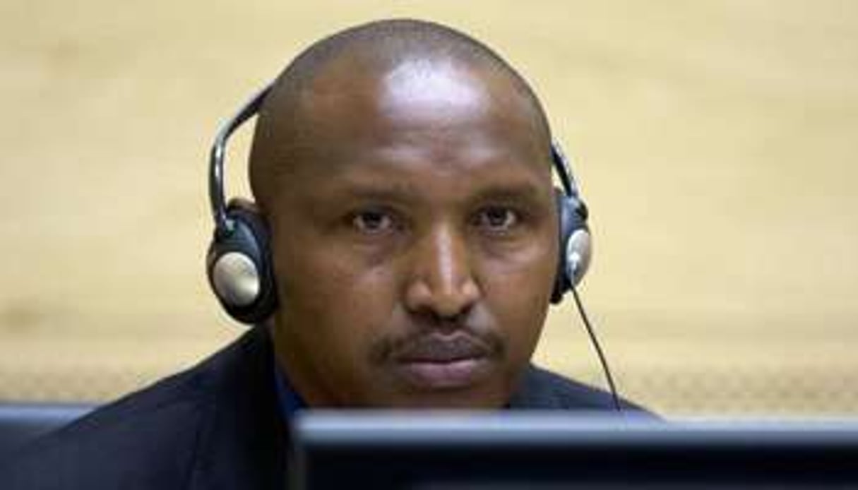 Bosco Ntaganda lors de sa comparution à La Haye devant la CPI en mars 2013. © AFP