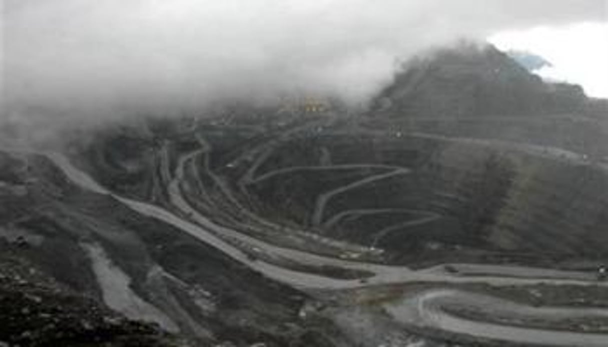 La mine d’or de Grasberg en Indonésie est exploitée par la compagnie américaine Freeport-McMoran Copper & Gold. © Reuters