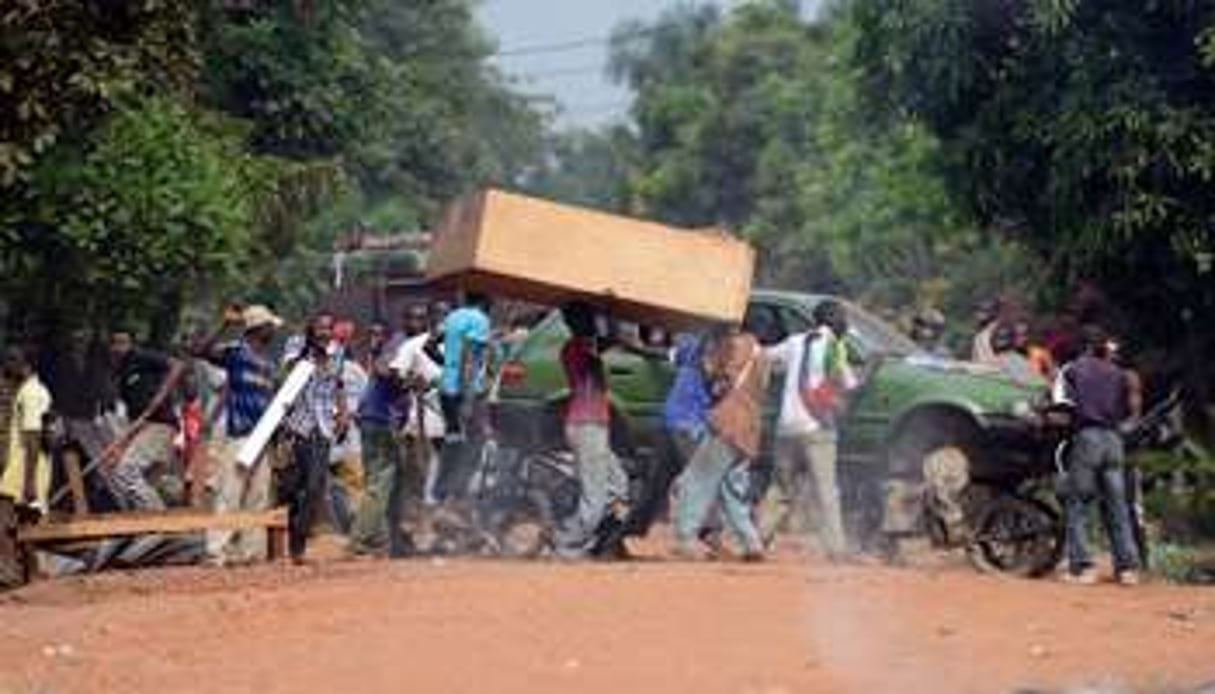 Scène de pillages à Bangui, le 9 février 2014. © AFP/Issouf Sanogo