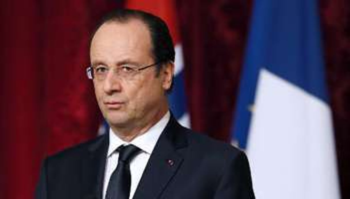 François Hollande le 3 février 2014 à l’Elysée à Paris. © AFP