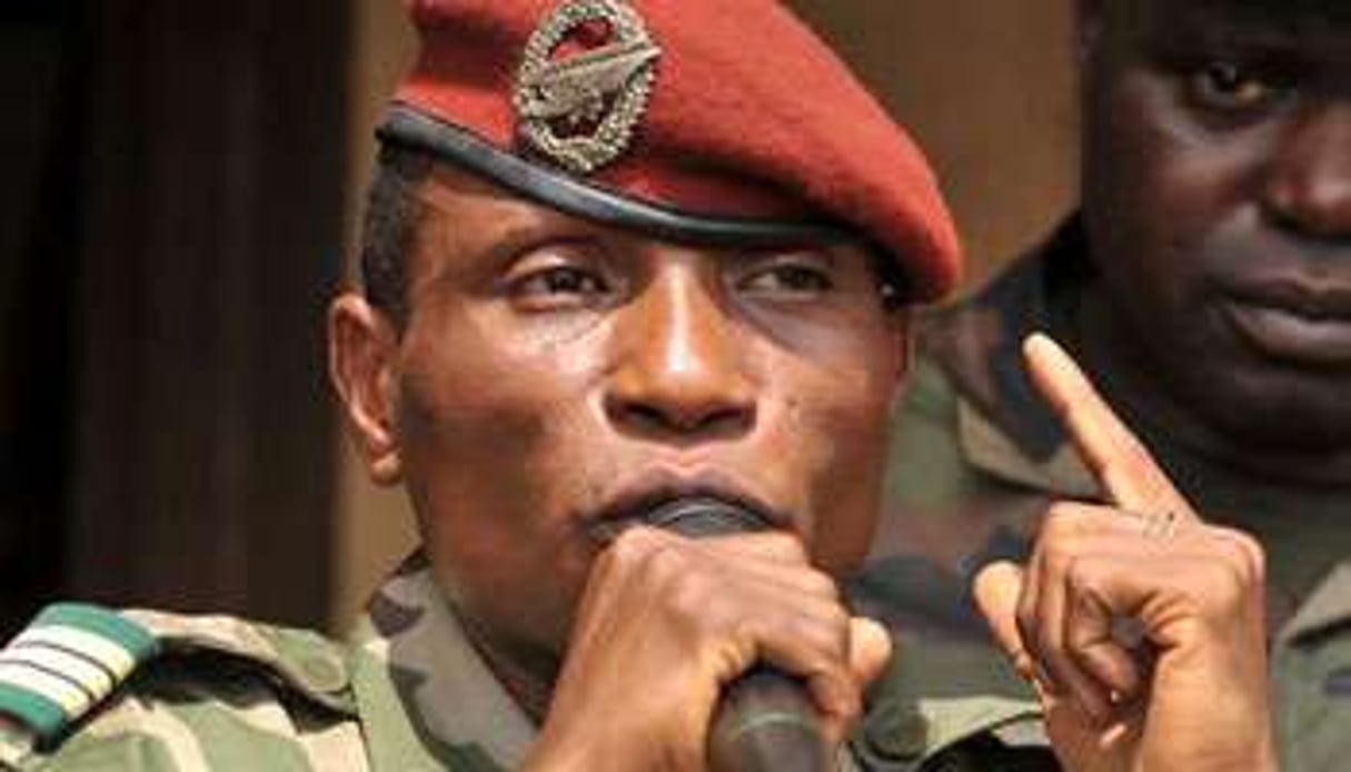 Le capitaine Moussa Dadis Camara en décembre 2008. © AFP