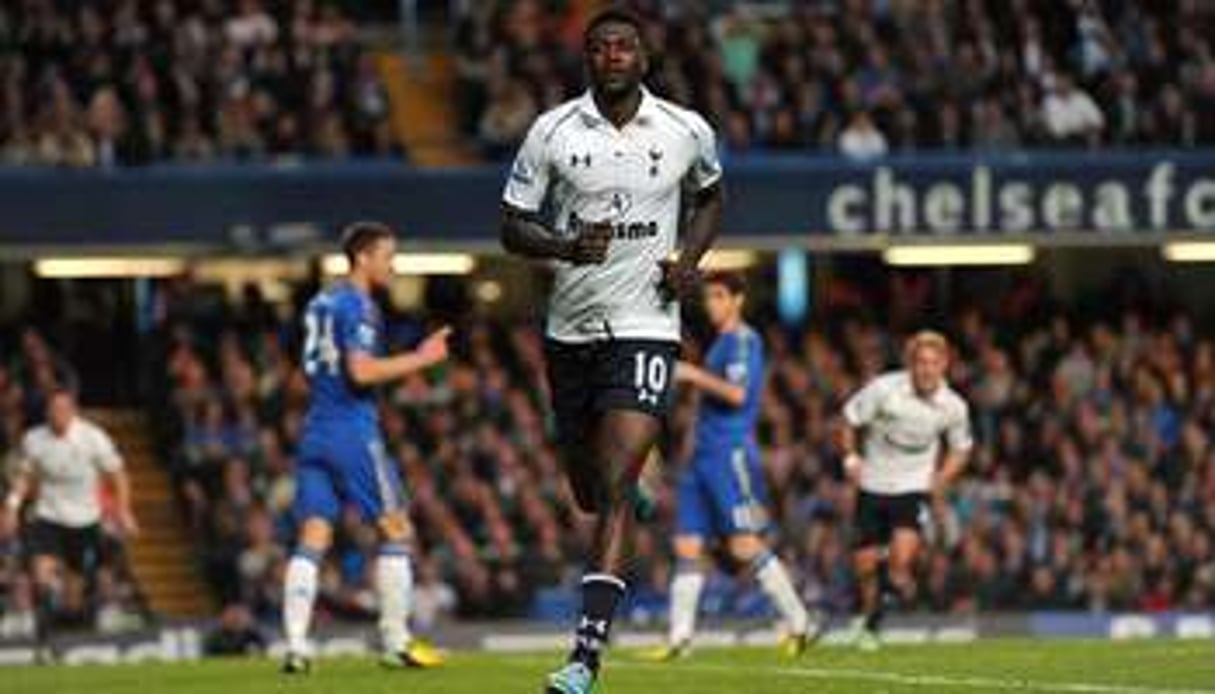 Adebayor avait été mis à l’écart par l’entraîneur de Tottenham. © AFP