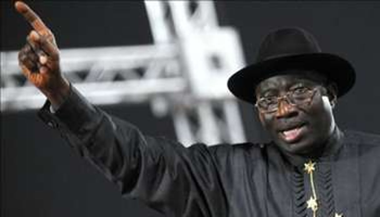 Goodluck Jonathan, président nigérian. © AFP