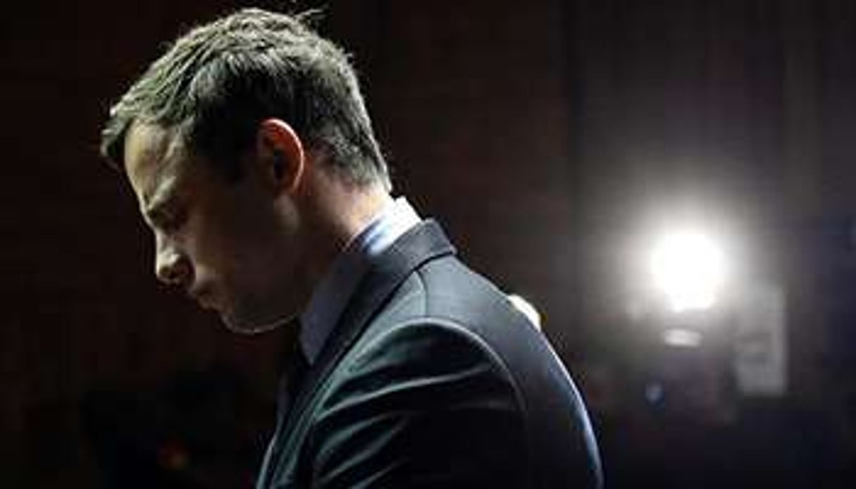 Oscar Pistorius au tribunal à Pretoria, le 19 août 2013. © AFP