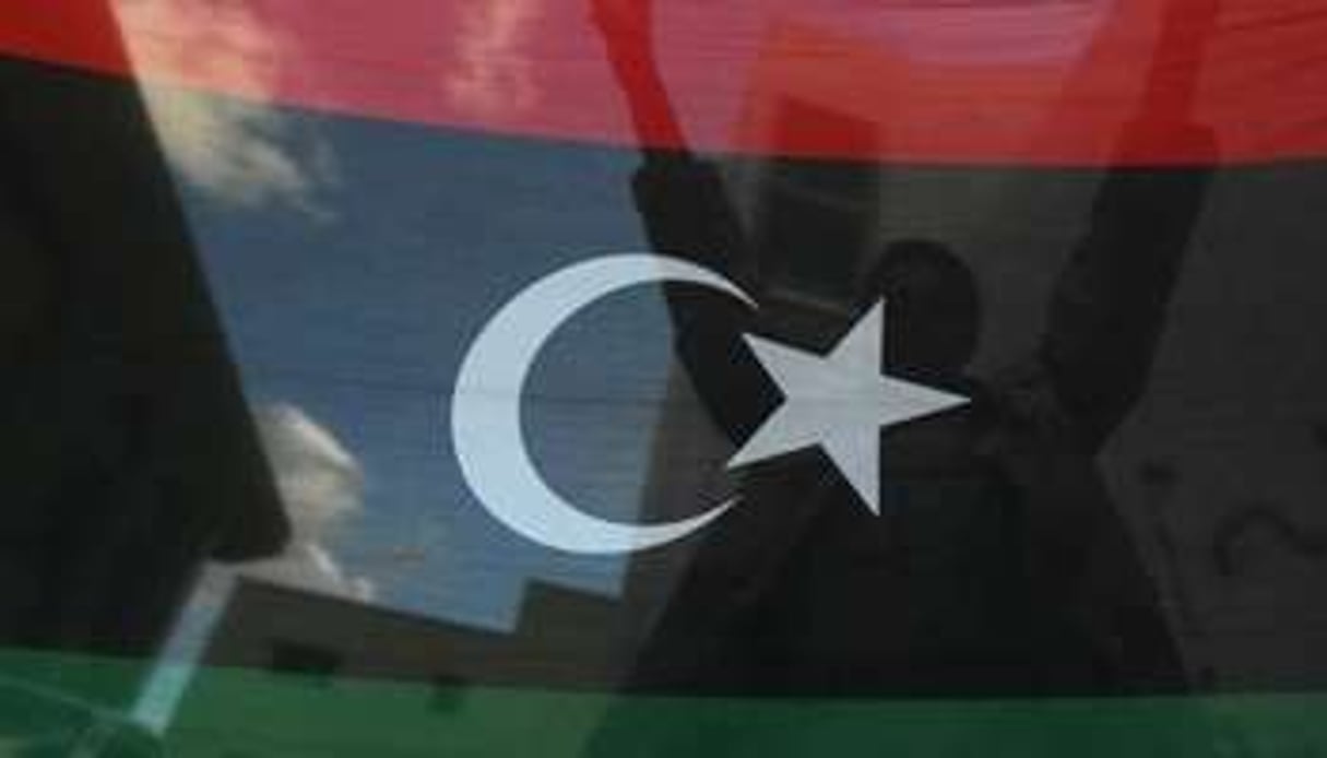 Le drapeau libyen. © AFP