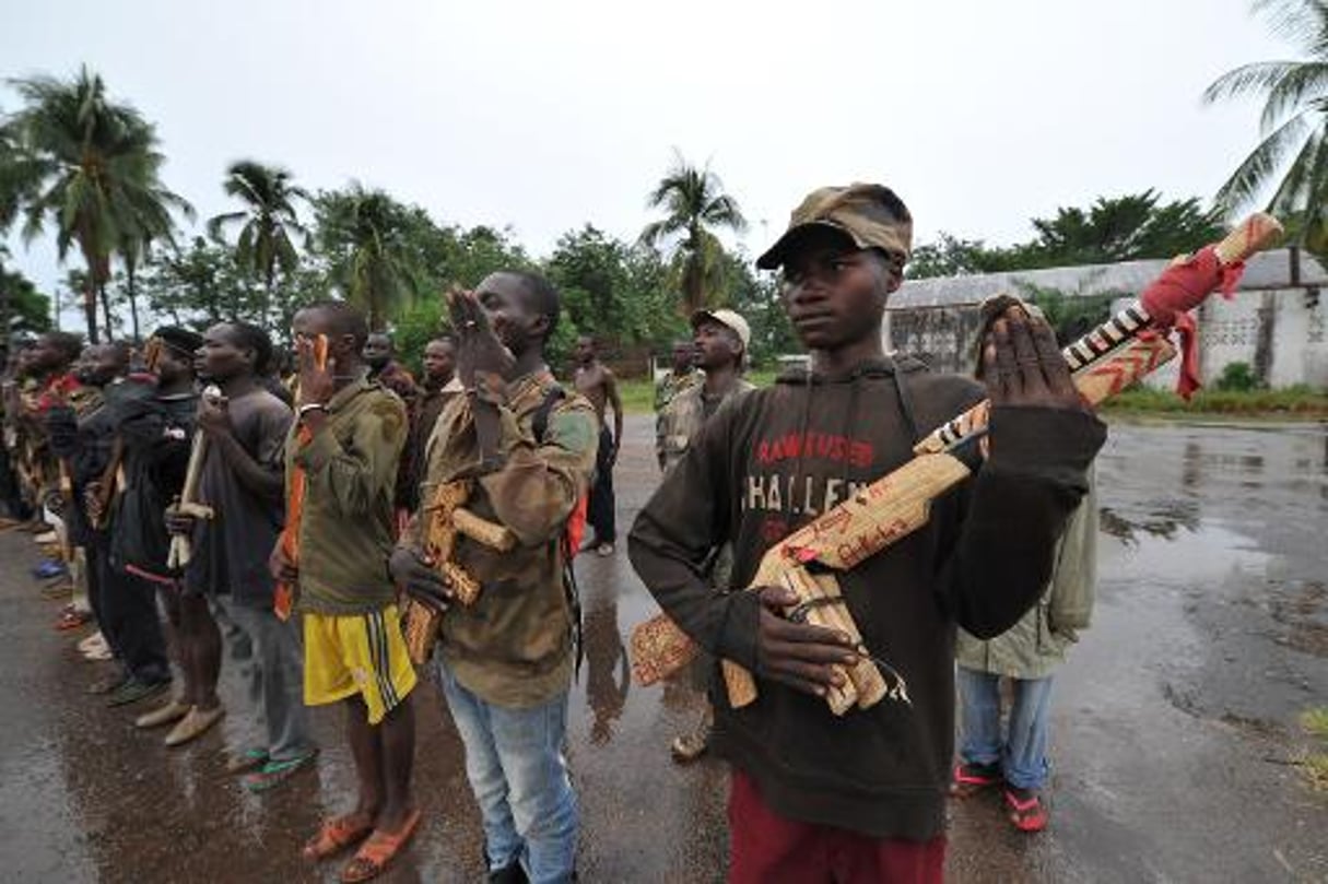 Centrafrique: dans le palais de Bokassa, l’errance de Séléka chrétiens © AFP