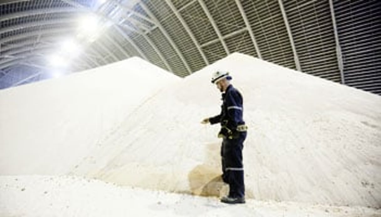 Un entrepôt de PotashCorp, dans la province canadienne de Saskatchewan. © David Stobes/Reuters