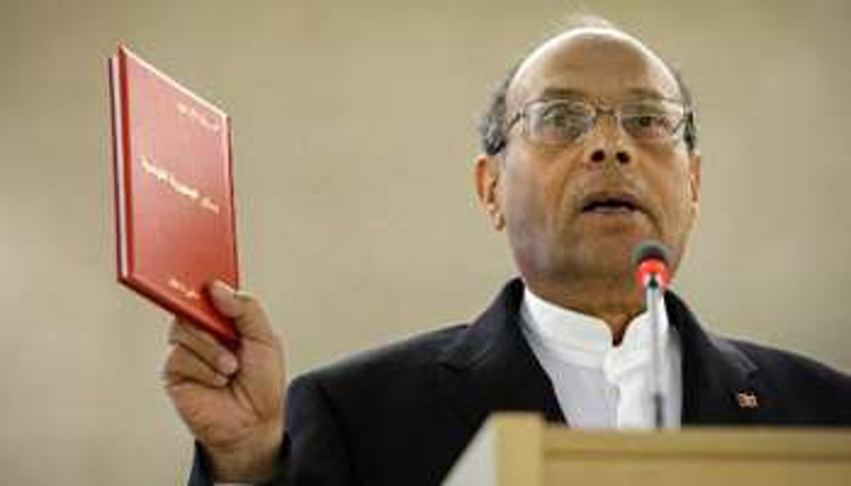 Moncef Marzouki, le président tunisien. © AFP