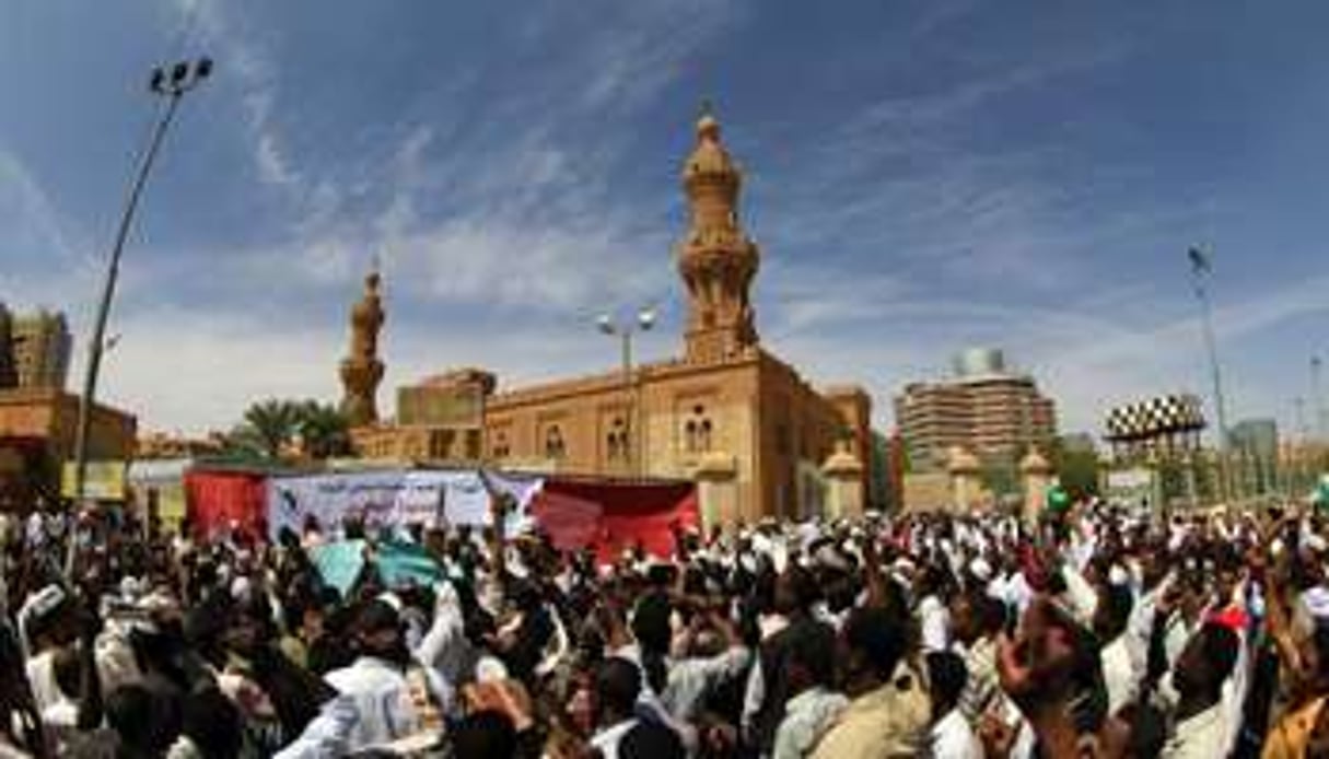 Des manifestants à Khartoum le 7 mars 2014. © AFP