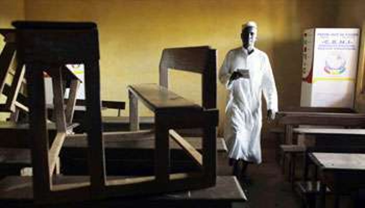 Les Guinéens n’avaient pas voté depuis 2010. © Jérôme Delay/AP/Sipa