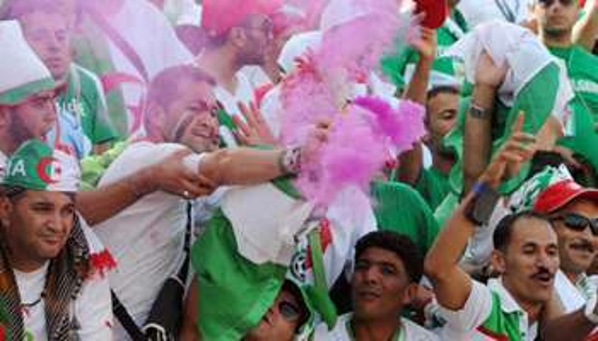 Des supporteurs algériens. © AFP