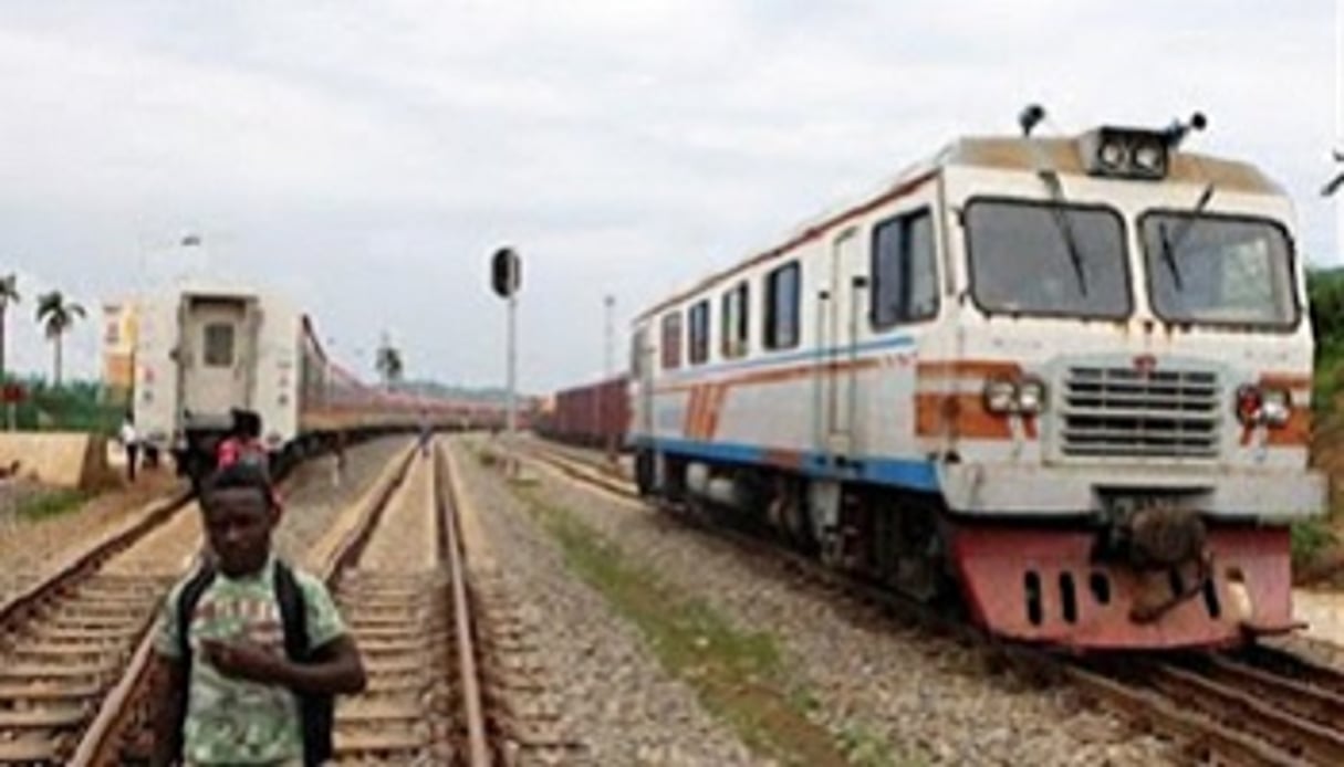 Un chemin de fer en Angola. Le pays se classe à la 112e place du rapport Connecting to compete. DR