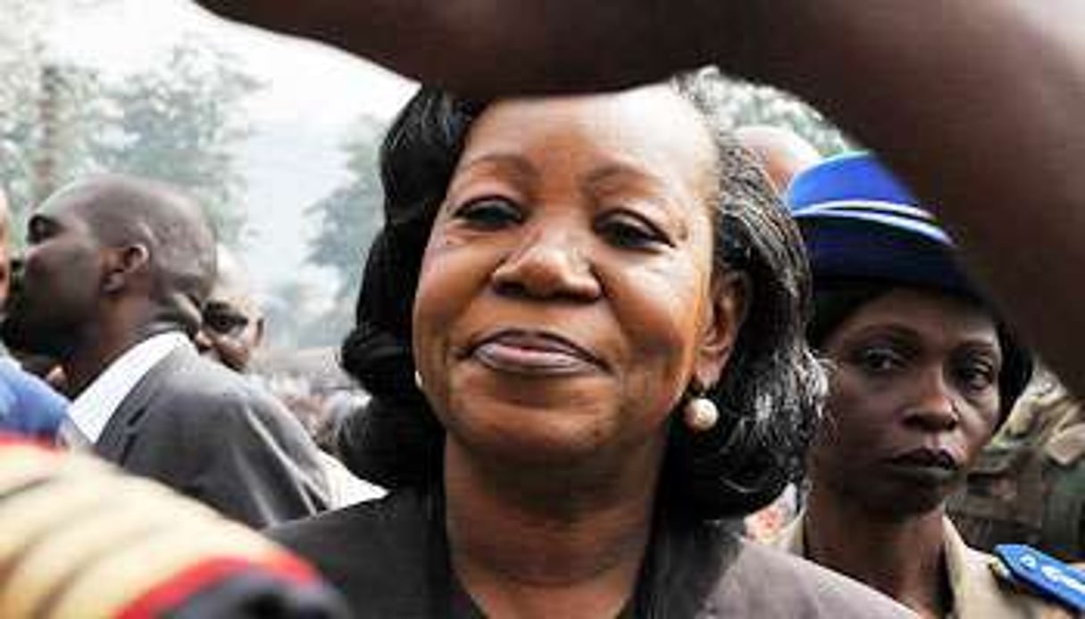 La présidente de la transition centrafricaine Catherine Samba-Panza. © AFP