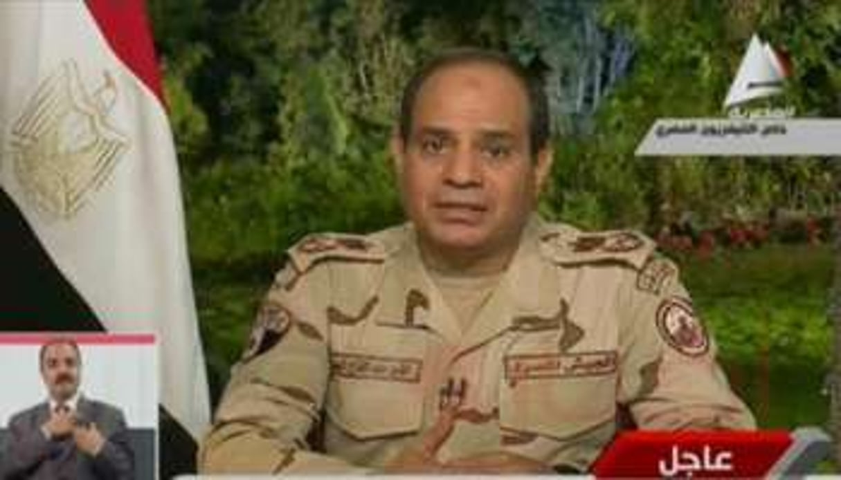 Le maréchal Abdel Fattah al-Sissi, le 26 mars 2014. © AFP