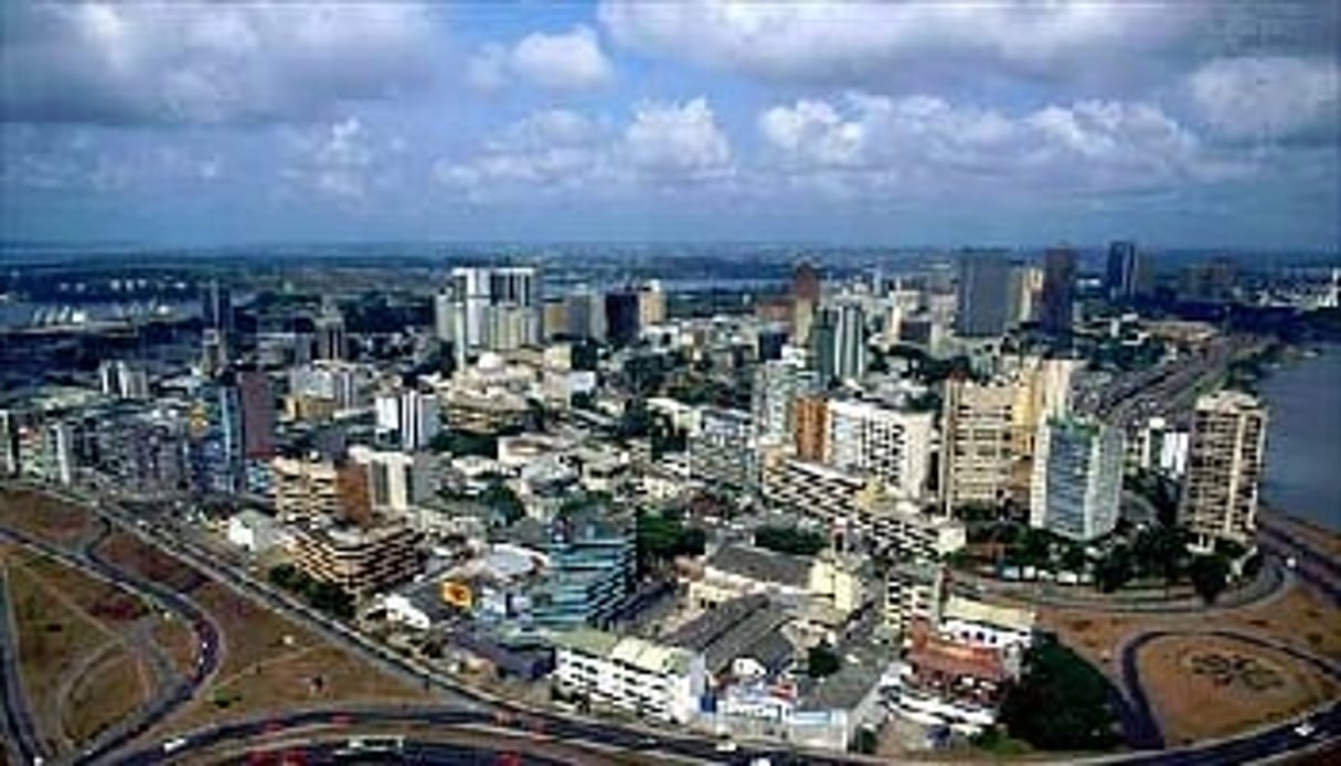 Le quartier des affaires d’Abidjan, où se trouve le siège de PCM. © DR