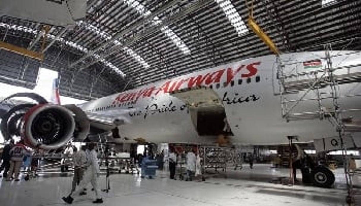 Kenya Airways a réalisé un chiffre d’affaires de 1,1 milliard de dollars sur l’exercice 2013. © Reuters