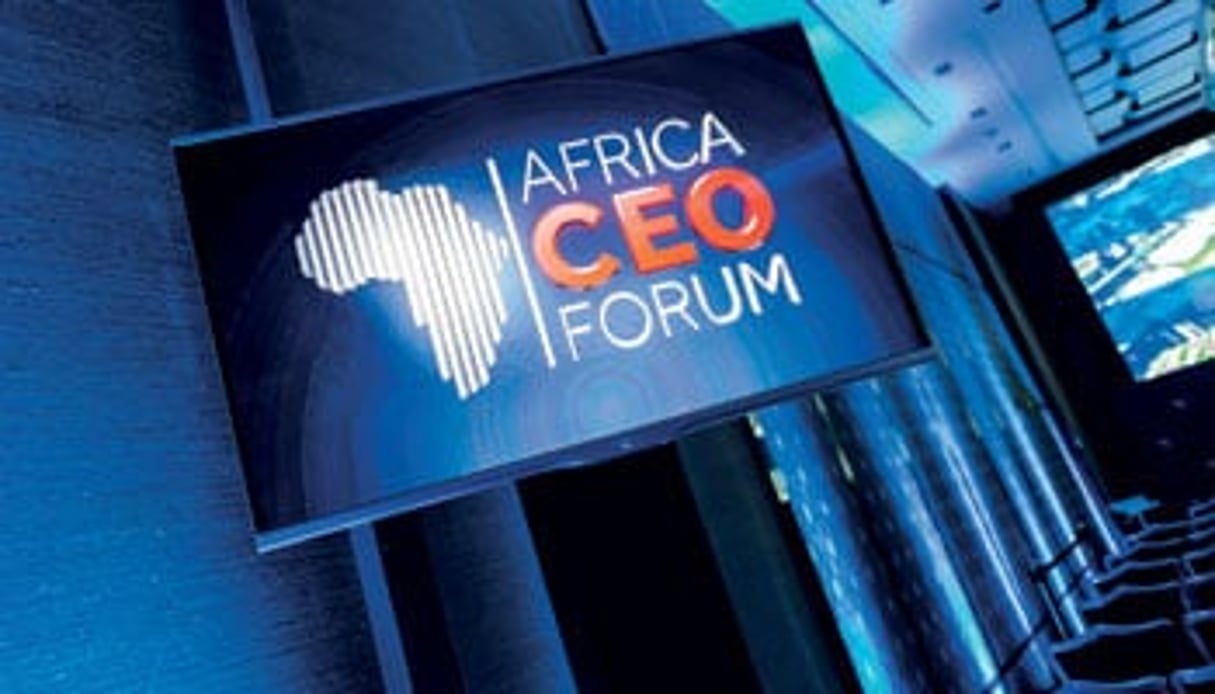 Les organisateurs ont annoncé que le prochain Africa CEO Forum se tiendra en Afrique. © Eric Larrayadieu/JA