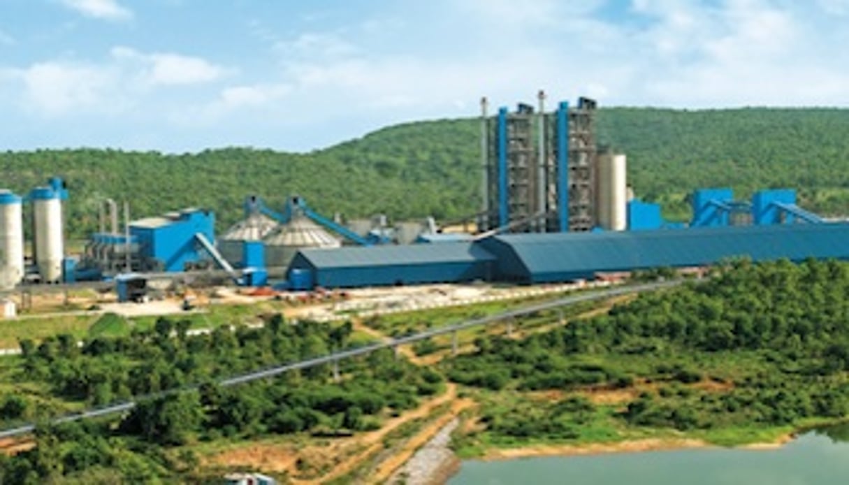 Un site de production de Dangote Cement. © Dangote
