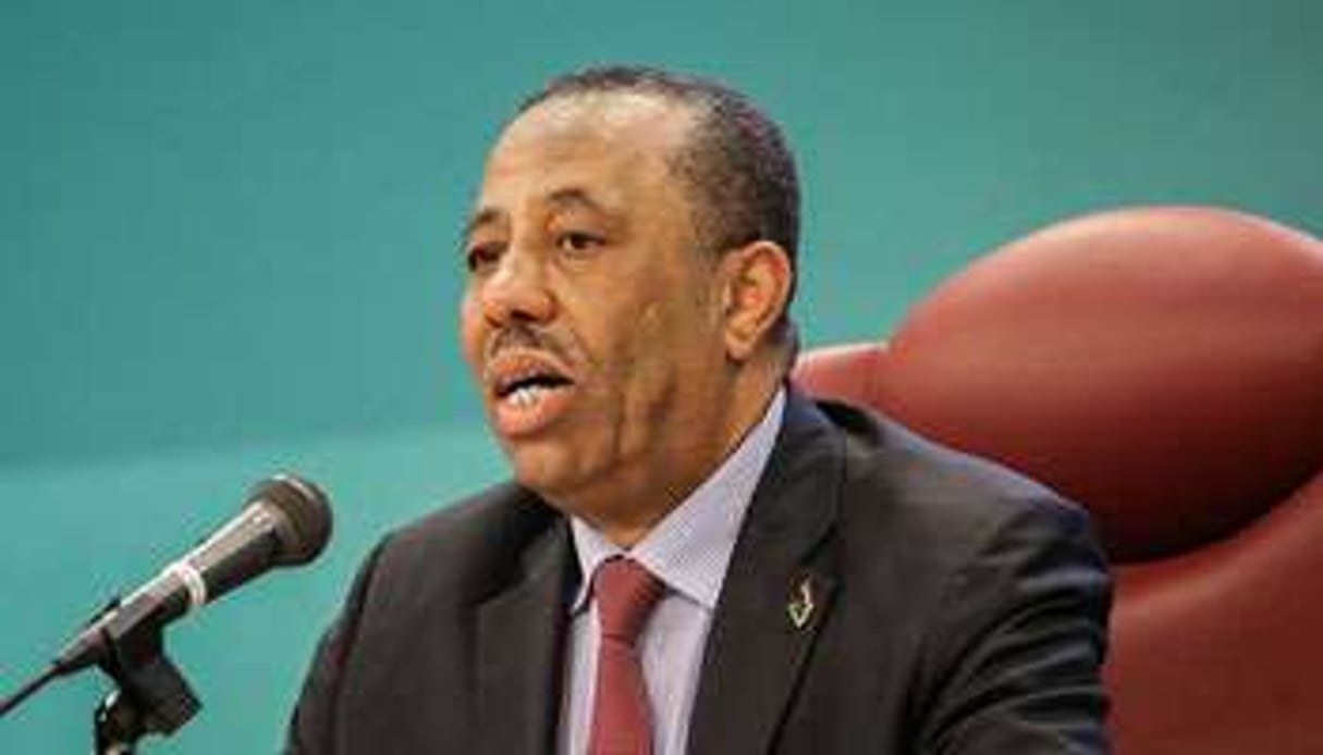 Abdallah Al-Theni, Premier ministre libyen. © AFP