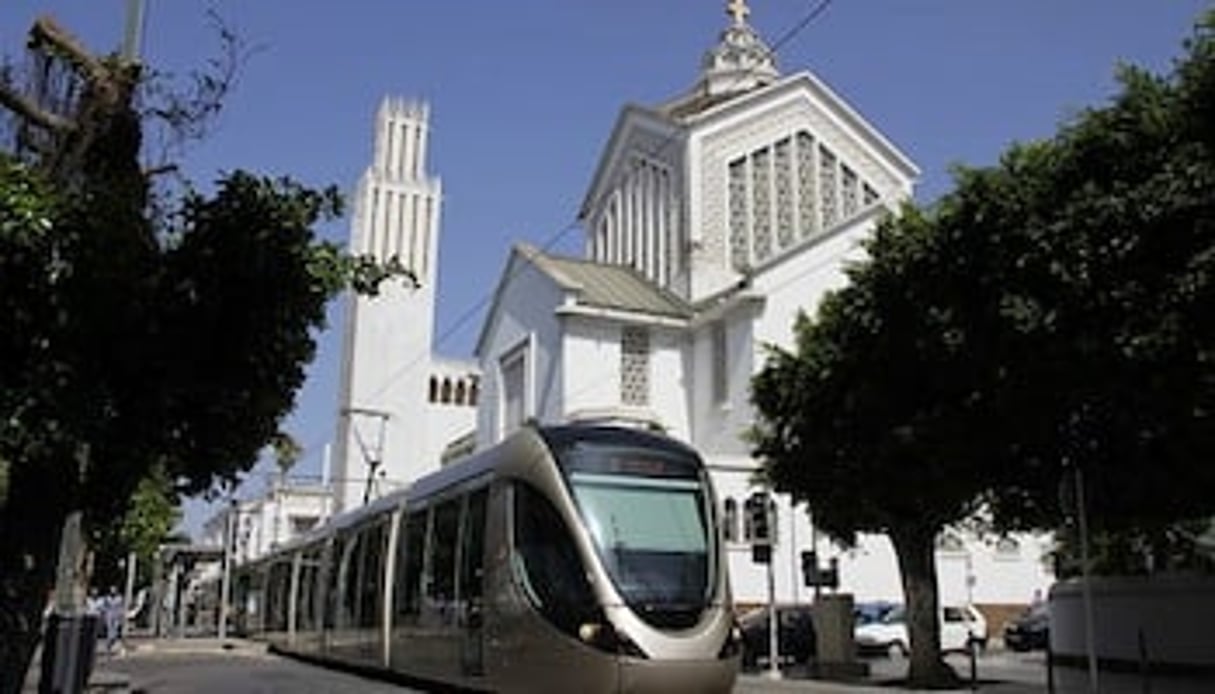 Le tramway de Rabat, mis en service en mai 2011, a été réalisé par Colas Rail. © Michal Beim/Wikimedia Commons