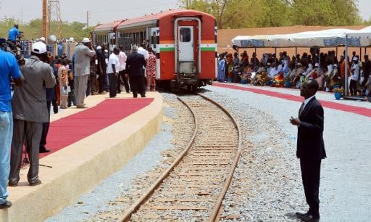 Le chemin de fer reliant Niamey à Cotonou, vieux rêve du Niger. © AFP