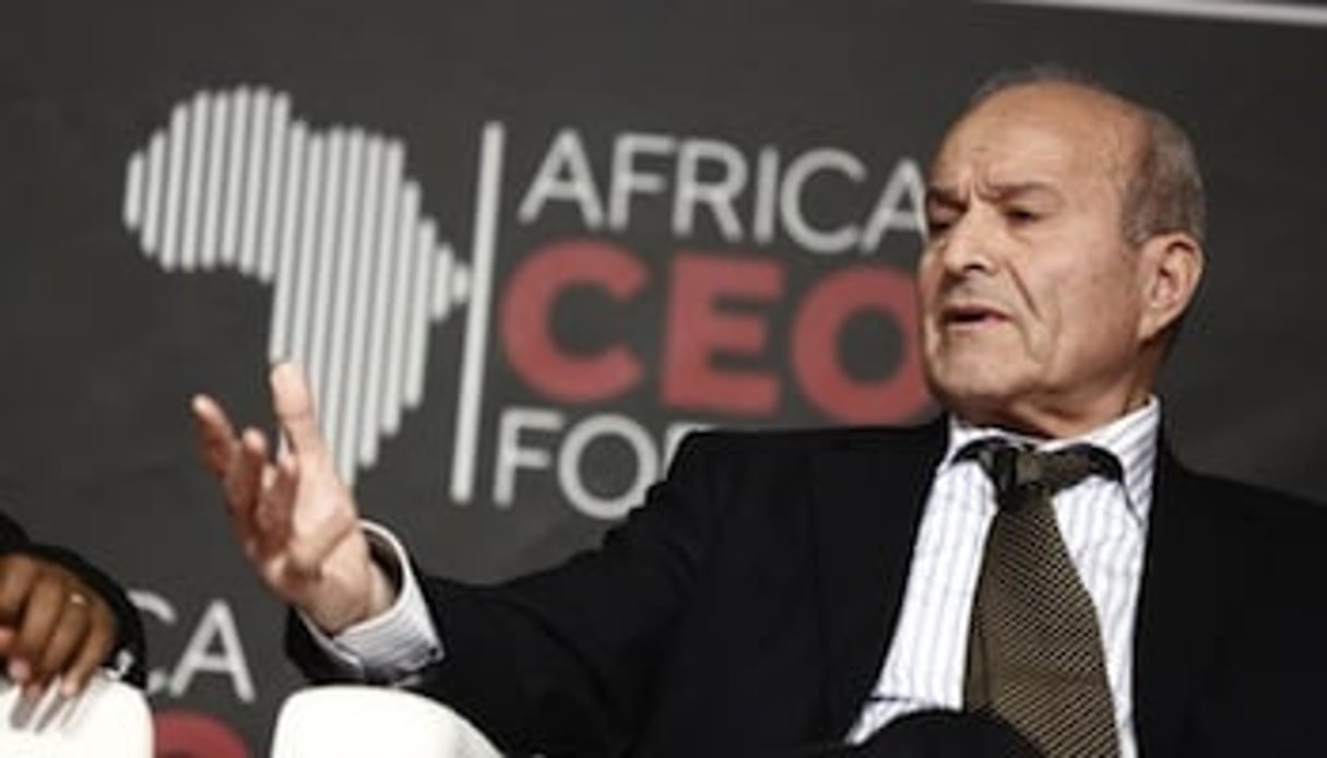 Issad Rebrab est le patron du groupe algérien Cevital. © Bruno Levy/Africa CEO Forum