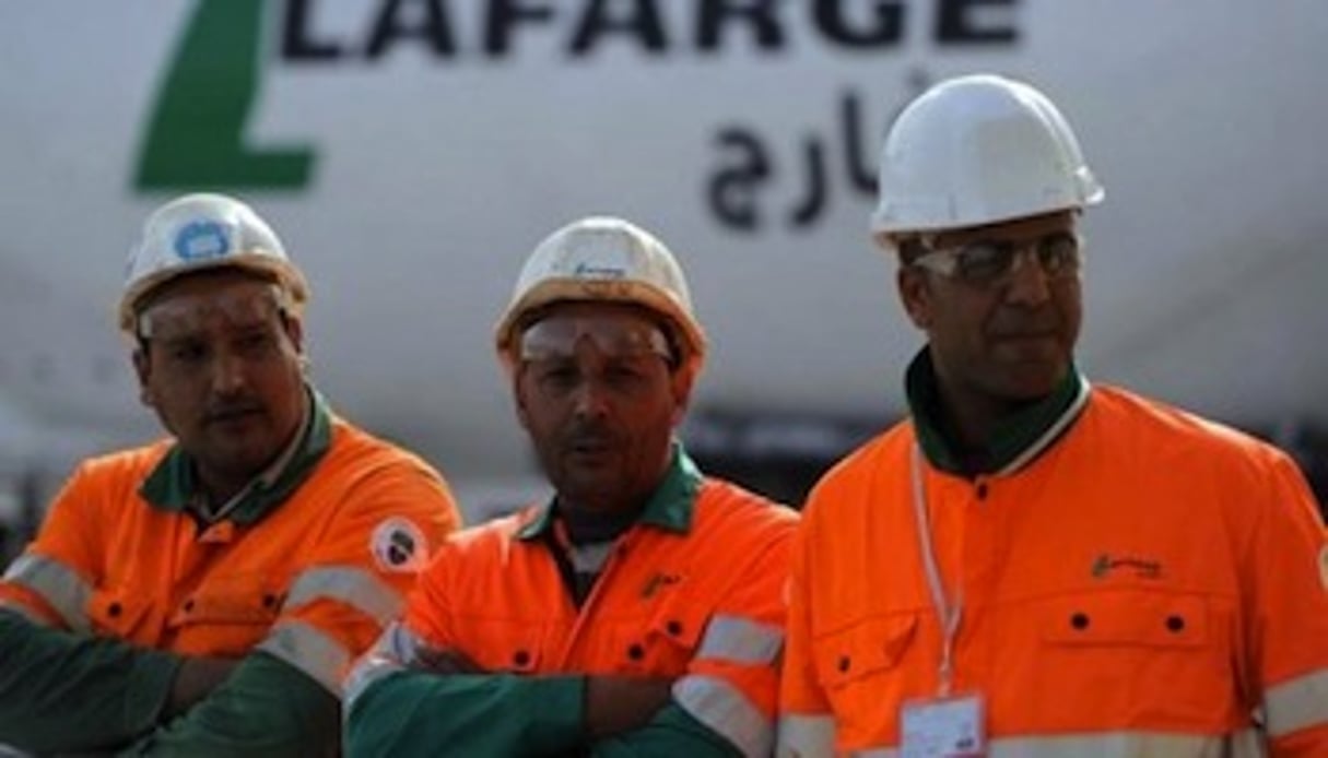 En Algérie, Lafarge compte 2 600 collaborateurs, deux cimenteries et 22 centres de production de béton. © Farouk Batiche/AFP Archives