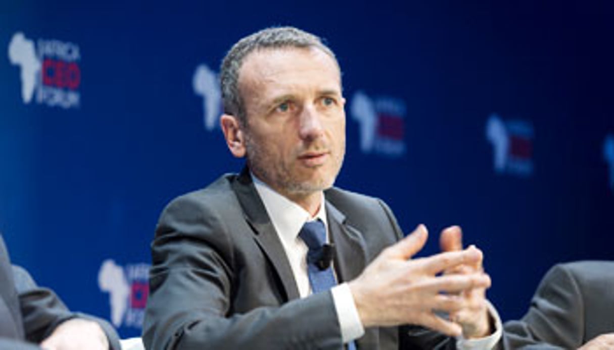 Emmanuel Faber, directeur général du groupe français Danone. © Eric Larrayadieu/Africa CEO Forum