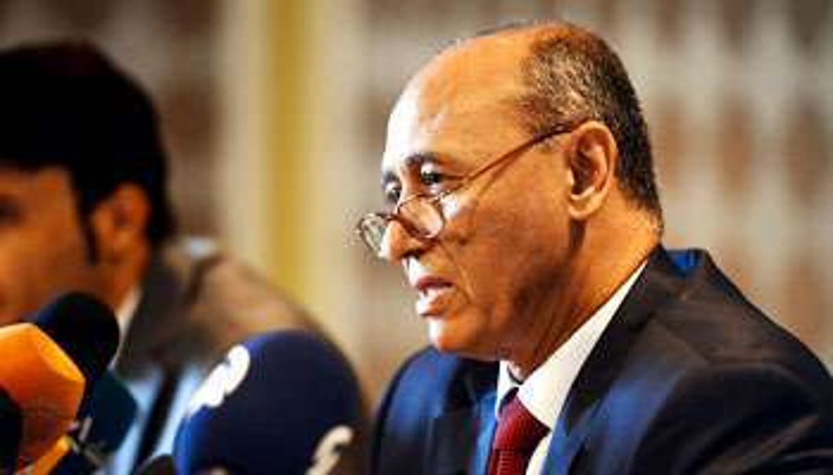 Mohamed Abdelaziz, ministre libyen des Affaires étrangères. © Mustafa Ozturk / AFP