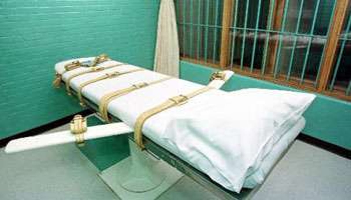 Une salle d’exécution, dans un pénitencier américain. © AFP
