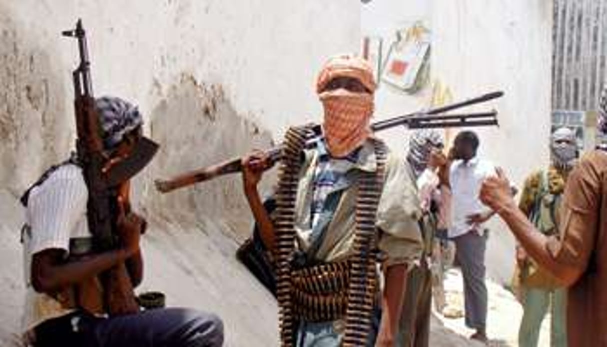 Des membres du groupe islamiste Boko Haram au Nigeria. © AFP