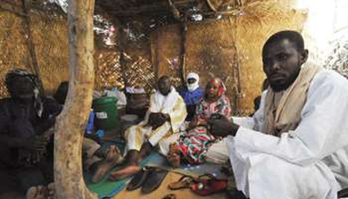 Les Maliens originaires de la région de Gao réfugiés à Ayorou, au Niger. © AFP