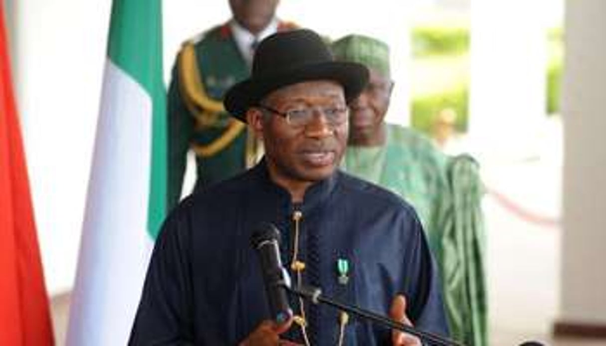 Le président nigérian Goodluck Jonathan le 7 mai 2014 à Abuja. © AFP