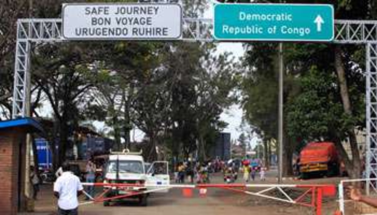 Entre Gisenyi, au Rwanda, et Goma, en RDC. © James Akena/Reuters