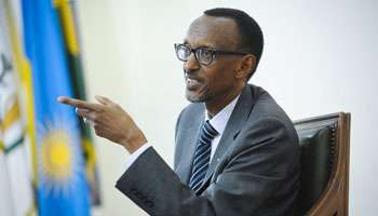 Paul Kagamé a accusé la France de participation à l’éxecution du génocide. © Vincent Fournier pour J.A.