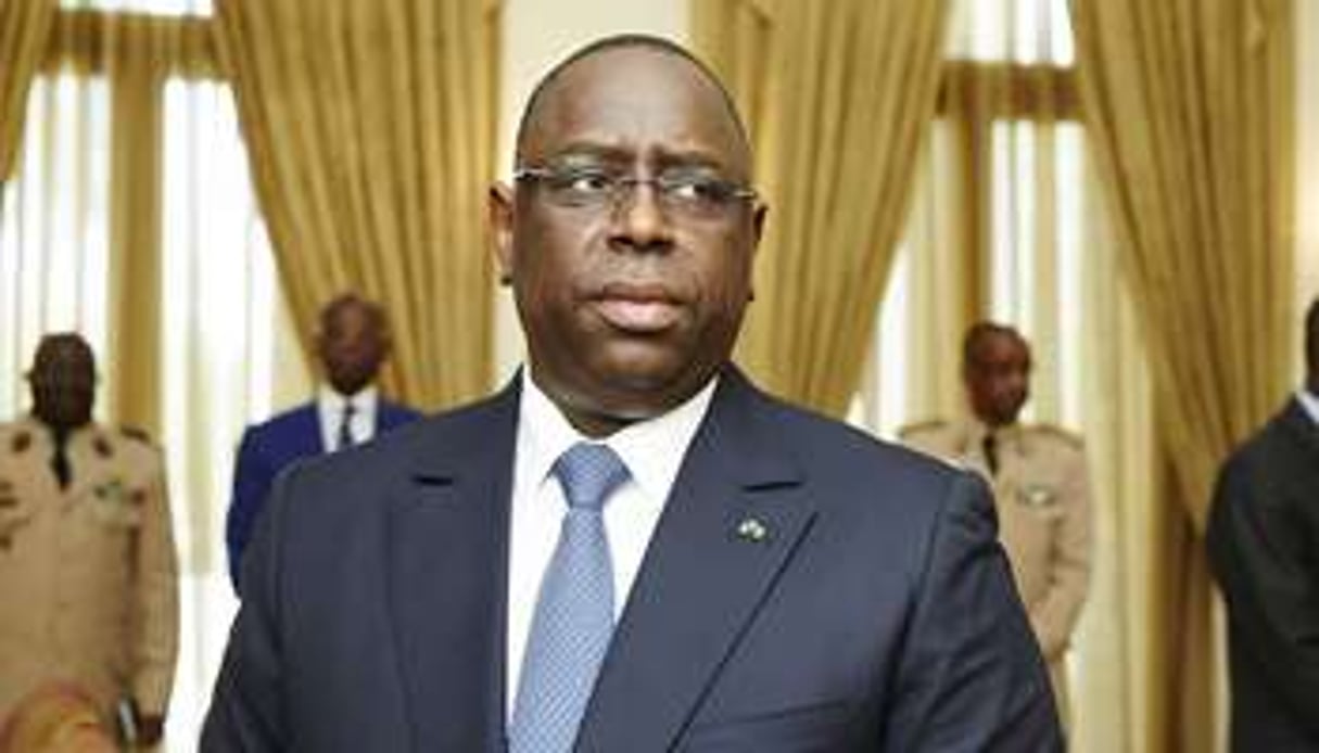 Le président sénégalais, Macky Sall. © Bruno Lévy pour J.A.