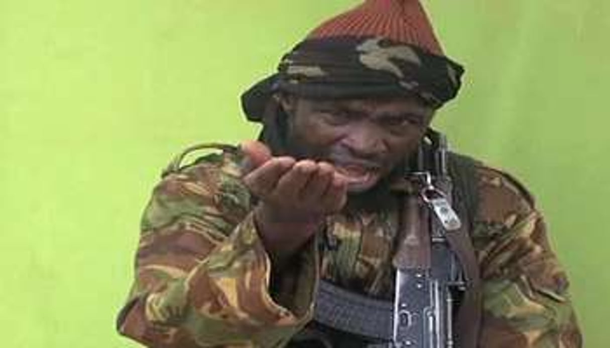Capture d’écran d’une vidéo de Boko Haram mettant en scène son chef, Abubakar Shekau. © HO / AFP