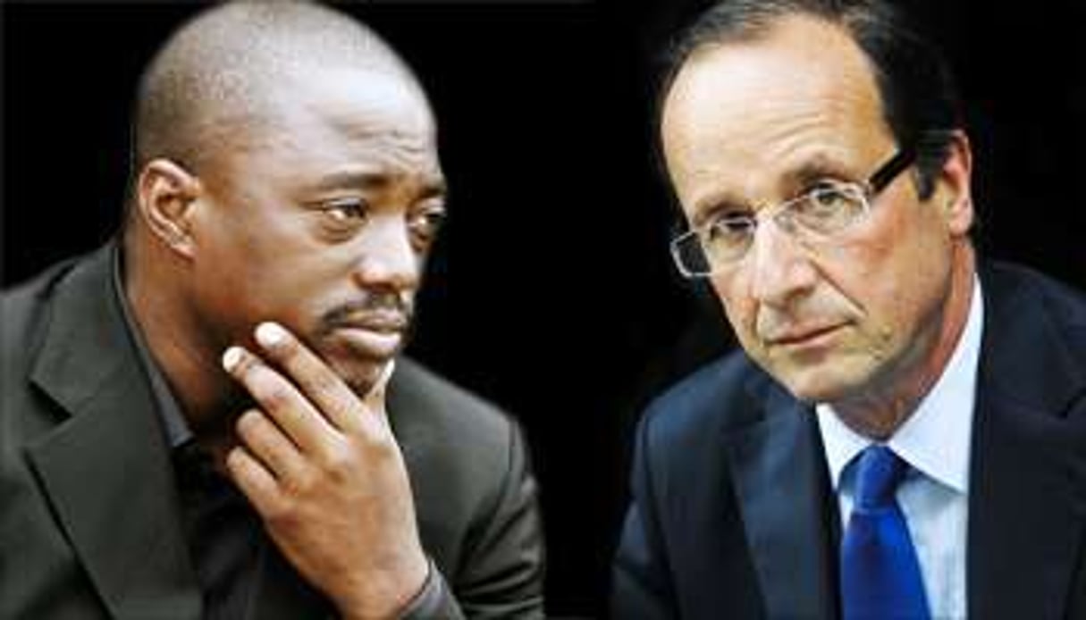 Joseph Kabila et François Hollande. © Sipa