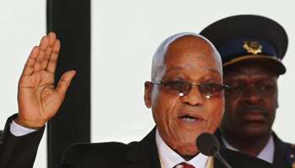 Jacob Zuma lors de sa prestation de serment le 24 mai 2014 à Pretoria. © AFP