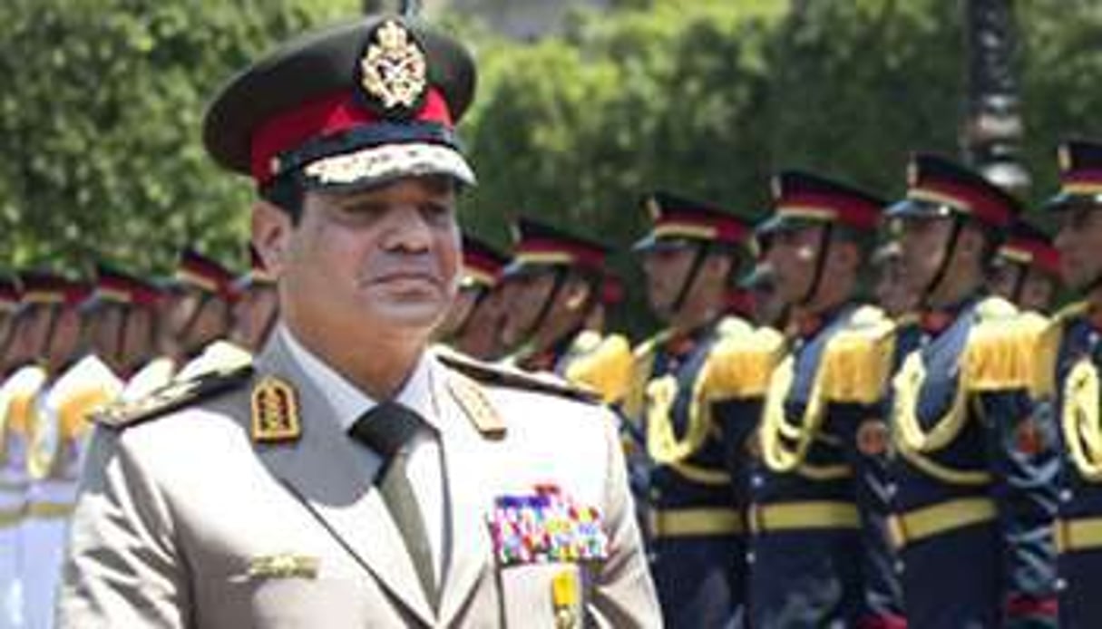 Abdel Fattah al-Sissi, l’ex-chef de l’armée égyptienne. © AFP