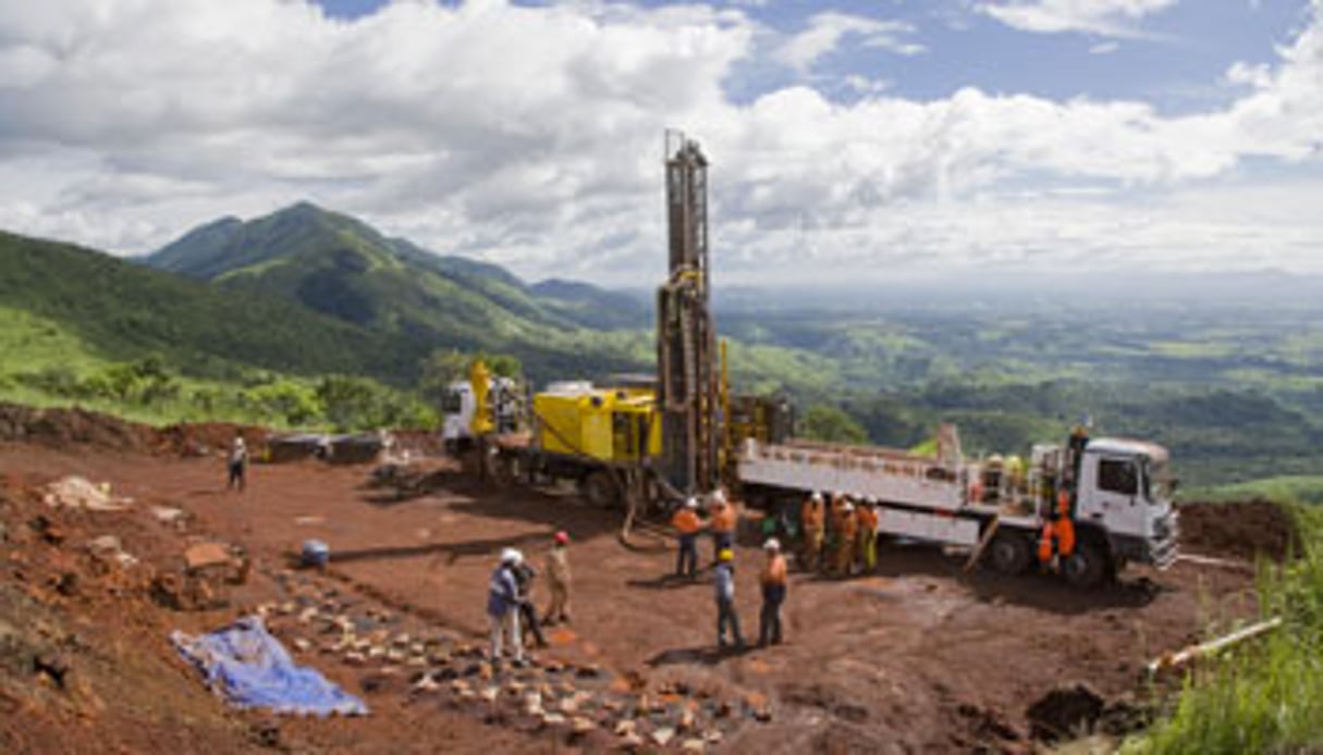 Rio Tinto, à travers sa filiale Simfer, détient les droits miniers sur les blocs 3 et 4 du mont Simandou, en Guinée. © Anthony Bannister/Rio Tinto