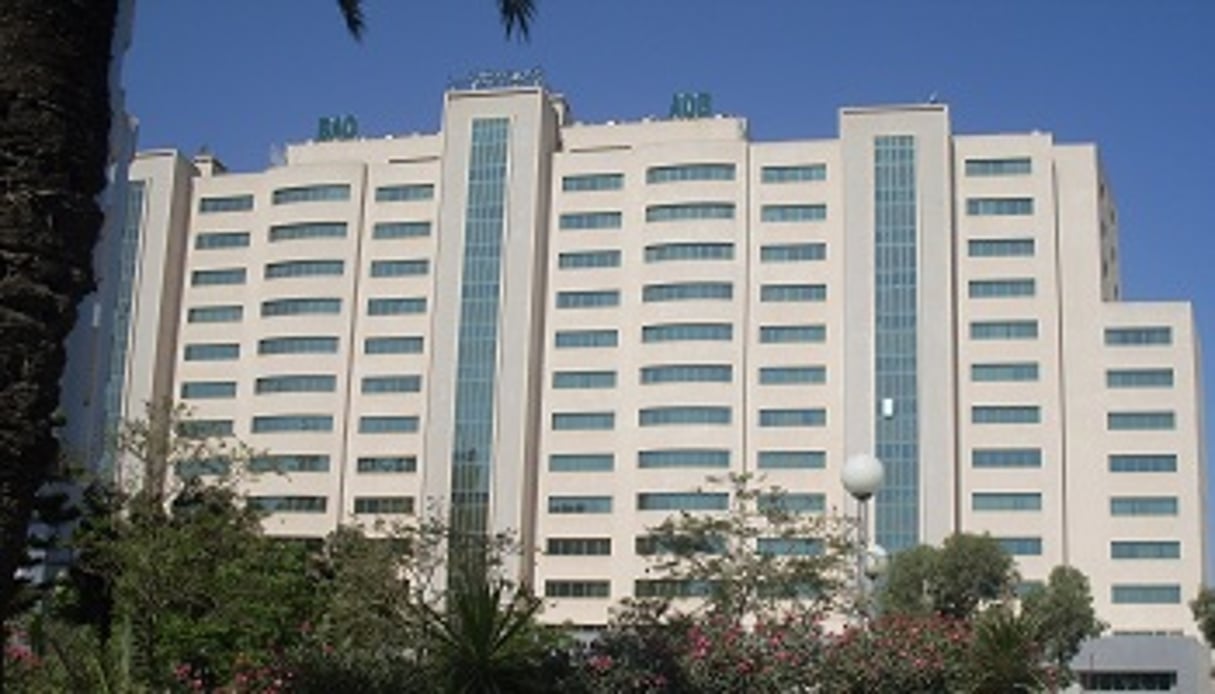 Vue du siège de la Banque africaine de développement, à Tunis. DR