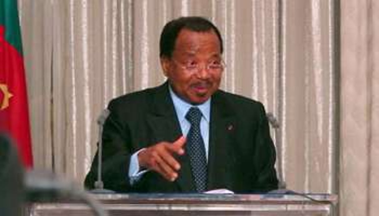 Le président camerounais Paul Biya. © AFP